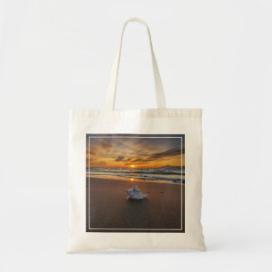 Shell At The Beach At Sunset Kos Island Tote Bag