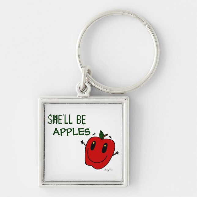SHE'LL BE APPLES Keychain (Front)