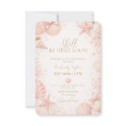 Shell Be Here Soon Girl Baby Shower Invitation