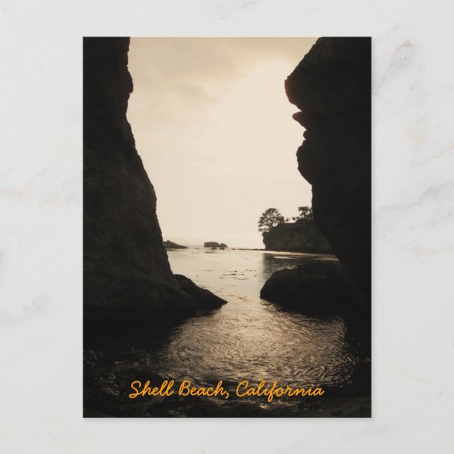 Shell Beach, California Postcard (Front)