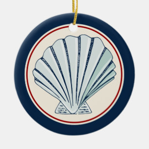 Shell Ceramic Ornament