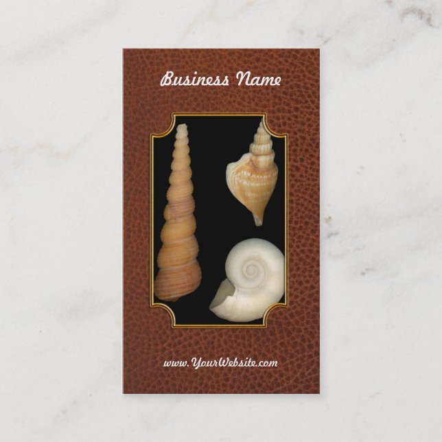 Shell - Conchology - Shells Business Card (Front)