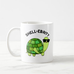 Shell-ebrity Funny Celebrity Tortoise Pun Coffee Mug