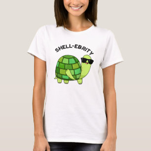 Shell-ebrity Funny Celebrity Tortoise Pun  T-Shirt