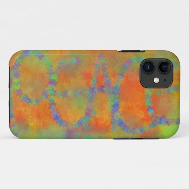 Shell for iPhone 11 PEACE Case-Mate iPhone Case (Back (Horizontal))