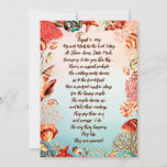 Shell Frame Casual Beach Wedding Program<br><div class="desc">Soft ocean beach colours are the background for a brightly coloured shell frame,  of seashells,  pebbles,  corals,  and sea stars on this program for a casual beach wedding.</div>