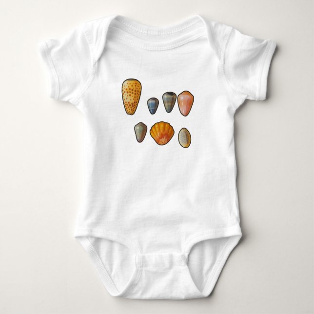 Shell Haul Baby Outfit Bodysuit (Front)
