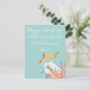 Shell In Your Pocket Beach Theme  Postcard