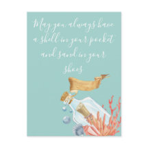 Shell In Your Pocket Beach Theme 