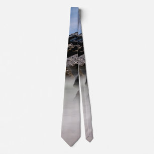 Shell Island Rocks And Waves Neck Tie