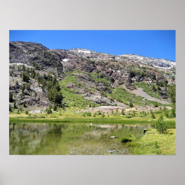 Shell Lake, Tioga Pass, CA Poster (Front)