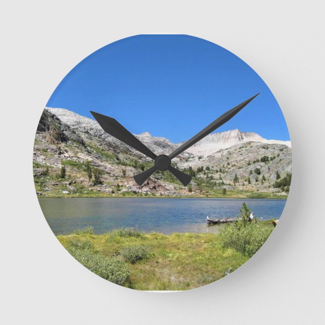 Shell Lake, Tioga Pass, CA Round Clock (Front)