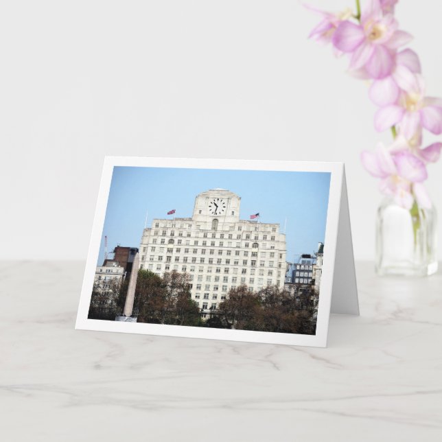 Shell-Mex House, The Strand, London Card (Orchid)