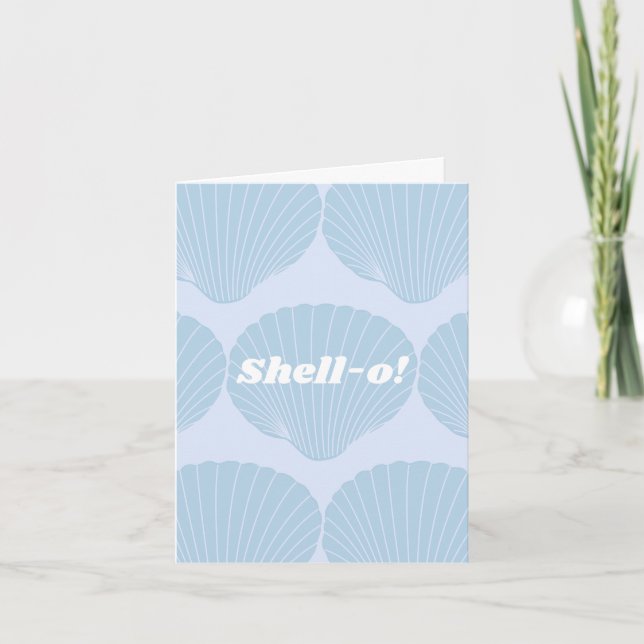 Shell-o Greeting Card (Front)