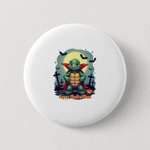 Shell-o-Ween Turtle 2 Inch Round Button