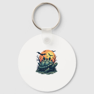 Shell of Screams Turtle Keychain
