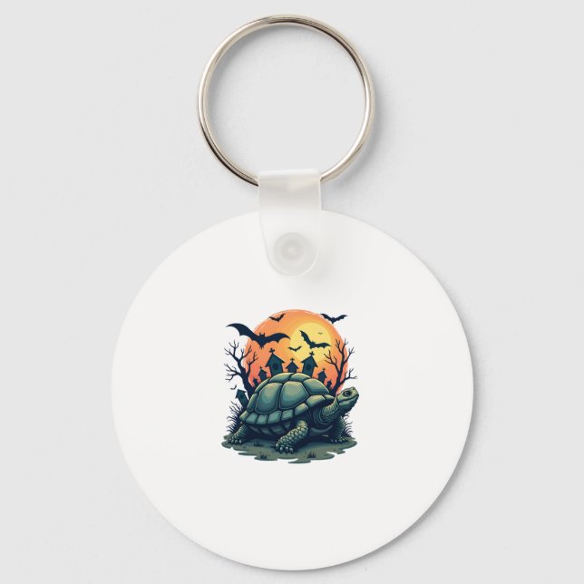 Shell of Screams Turtle Keychain (Front)