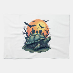 Shell of Screams Turtle Kitchen Towel