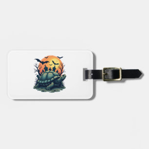 Shell of Screams Turtle Luggage Tag