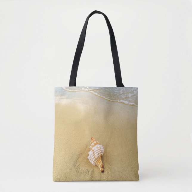 Shell On Beach | Jamaica Tote Bag (Front)