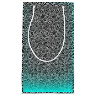 Shell pattern 04.nbg Black BG Small Gift Bag