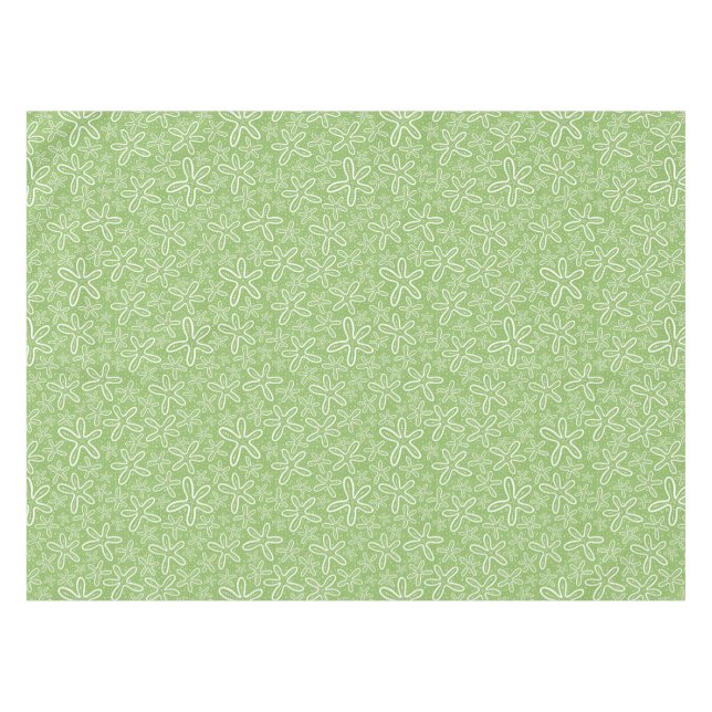 Shell Pattern On Spotted Background Tablecloth (Front (Horizontal))