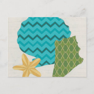 Shell Patterns II Postcard