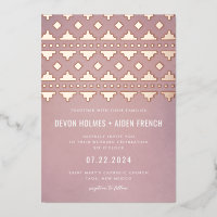 Shell Pink Southwest Gleam Wedding Rose Gold