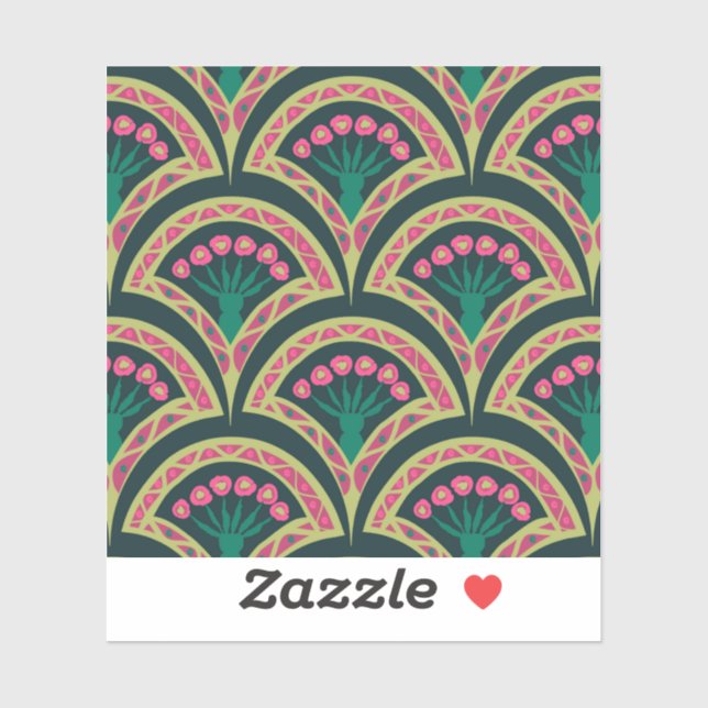 shell shaped green pattern (Sheet)