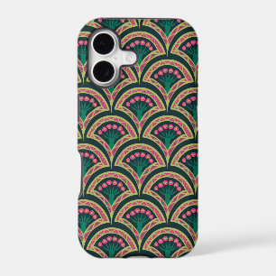 shell shaped green pattern