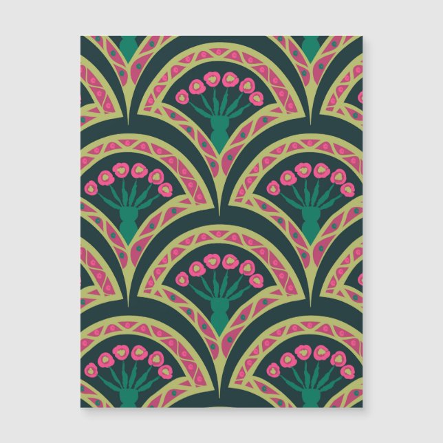 shell shaped green pattern (Front)