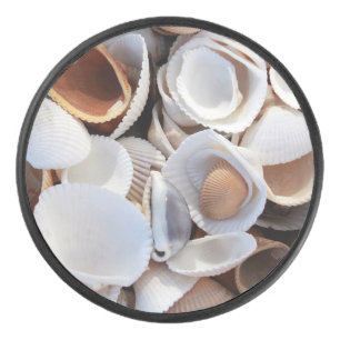 Shell, Shells, Seashell Hockey Puck