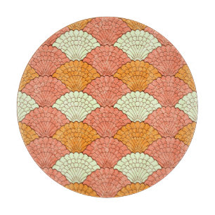 Shell Spectacle: Abstract Sea Patterns Cutting Board
