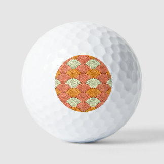 Shell Spectacle: Abstract Sea Patterns Golf Balls