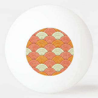 Shell Spectacle: Abstract Sea Patterns Ping Pong Ball