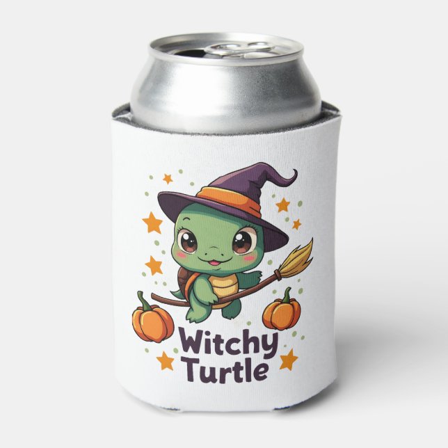 Shell Witch Turtle Can Cooler (Can Front)