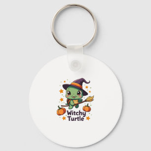 Shell Witch Turtle Keychain