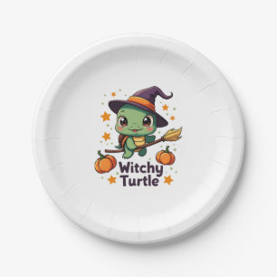Shell Witch Turtle Paper Plate