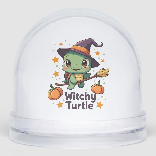 Shell Witch Turtle Snowglobe (Front)