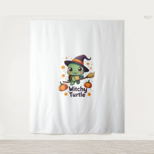 Shell Witch Turtle Tapestry