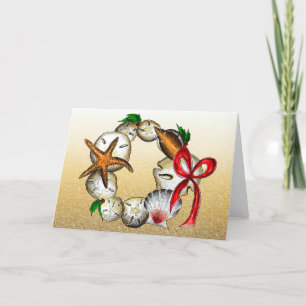 Shell Wreath - Christmas/Holiday Card