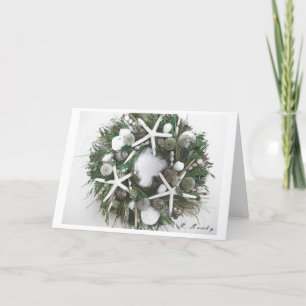 Shell Wreath Holiday Card