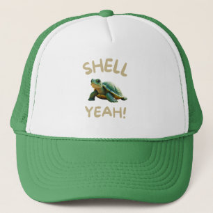 SHELL YEAH! TURTLE LOVER TRUCKER HAT