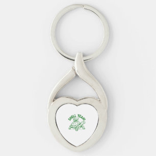 Shell Yeah Turtle Snail Funny Keychain