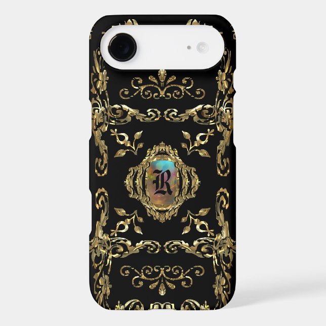 Shellbrooked Elegant Girly Monogram Case-Mate Samsung Galaxy Case (Back)
