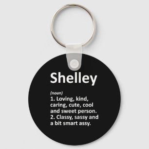 Shelley Definition D Funny Birthday Keychain