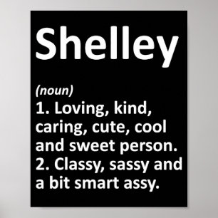 Shelley Definition D Funny Birthday  Poster