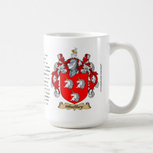 Shelley, the Origin, the Meaning and the Crest Coffee Mug