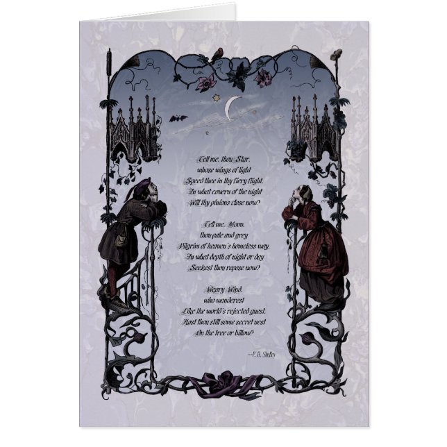 Shelley "Wanderers" Victorian Art Card (Front)