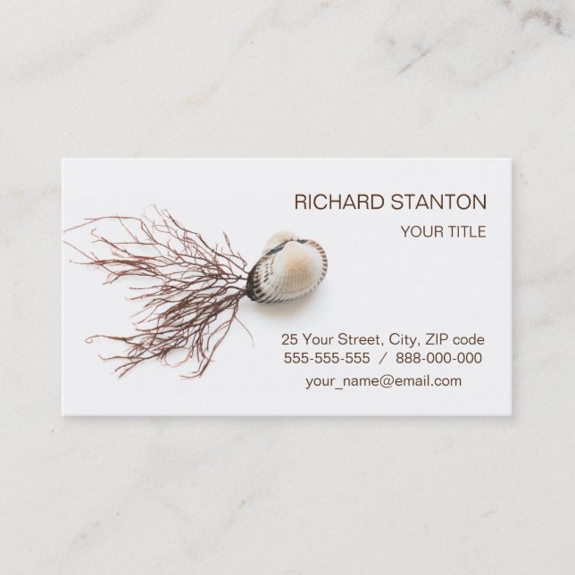 Shellfish Business Card (Front)